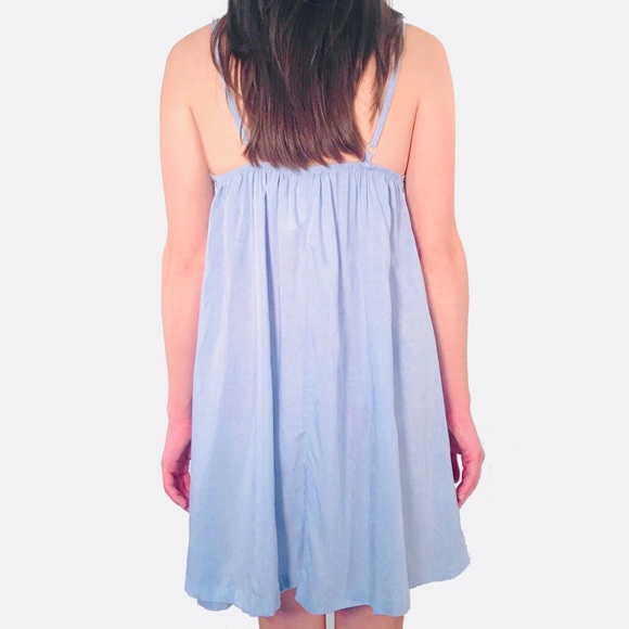 Dreamy Sky Blue Tassel Sun Dress - Picture 3 of 3